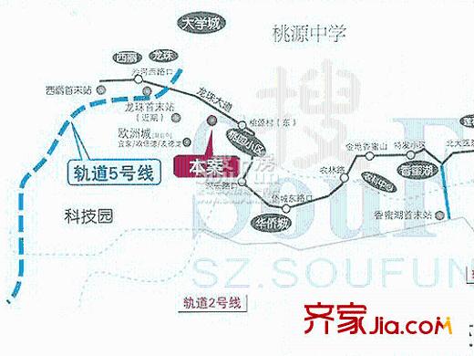 鼎胜林栖园交通图