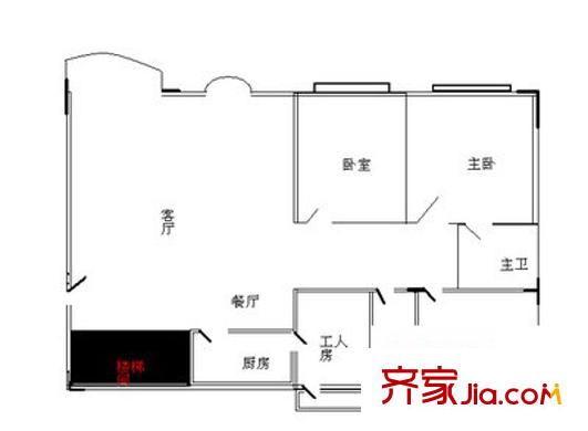 居雅苑 4室 戶型圖