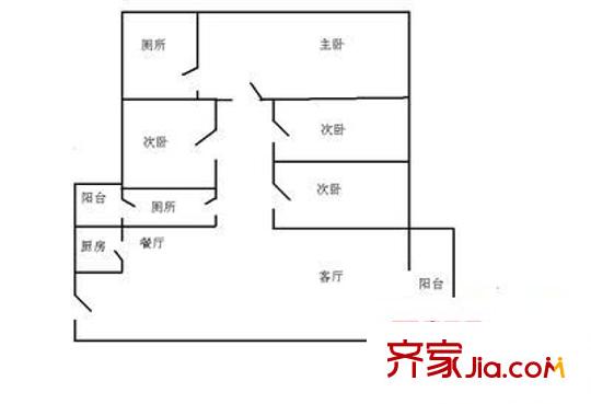 居雅苑 4室 戶型圖