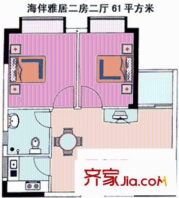 深圳海伴雅居户型图1