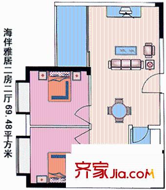 深圳海伴雅居户型图3