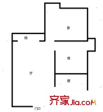 凱豐綜合樓 2室 戶型圖