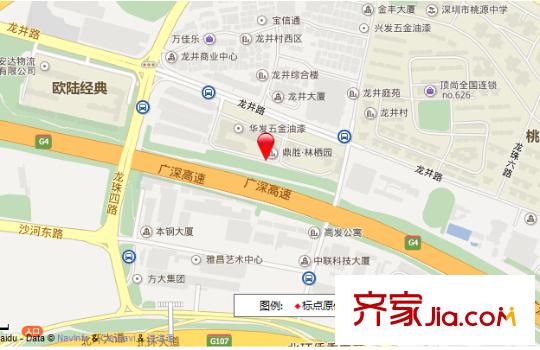 鼎胜林栖园交通图1