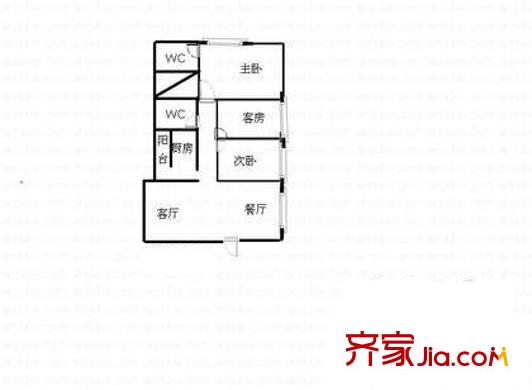 深圳 宏观苑 户型图3