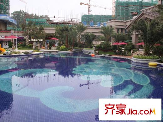 碧桂園常平首府配套圖小區(qū)游泳池