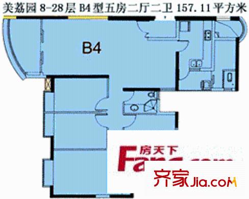 美荔園 戶型圖