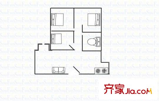 星河華居 0室 戶型圖