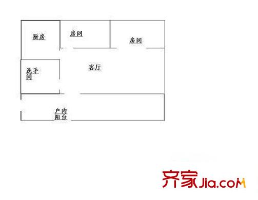 星河華居戶型圖戶型圖1 3室2廳1衛(wèi)1廚