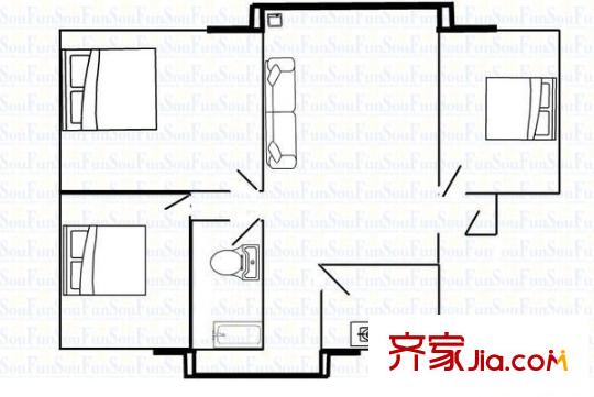 星河華居 0室 戶型圖