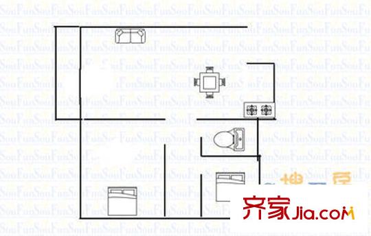 深圳 元盛興苑 戶型圖5