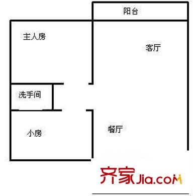 民樂翠園 2室 戶型圖