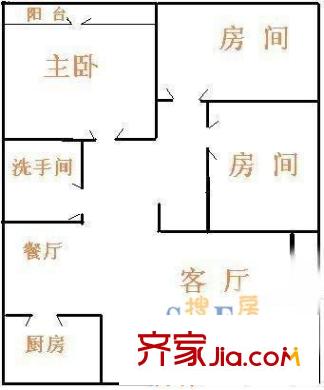 深圳紫荊苑戶型圖2