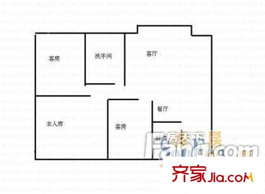 深圳 奧仕達花園 二居室 二房二廳一衛(wèi)