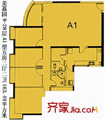 美荔園 戶型圖
