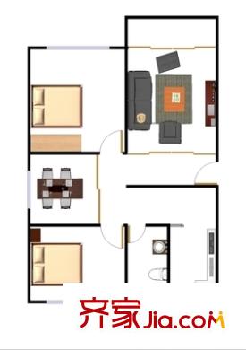 深圳 元盛興苑 戶型圖2