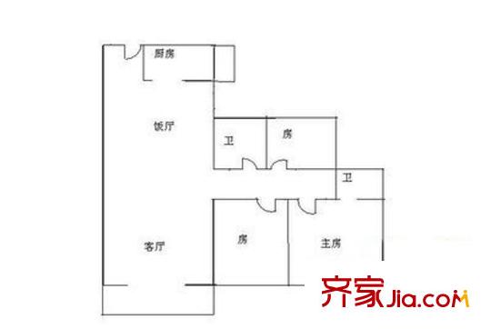 深圳 元盛興苑 戶型圖4