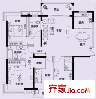 綠景花園 戶型圖7