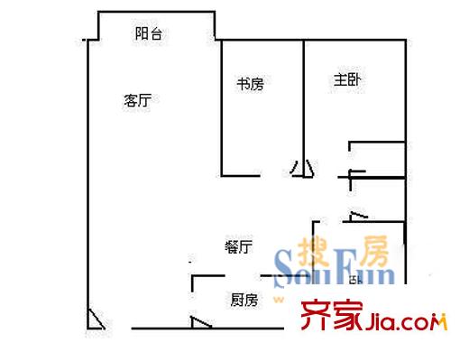 綠景花園 戶型圖3