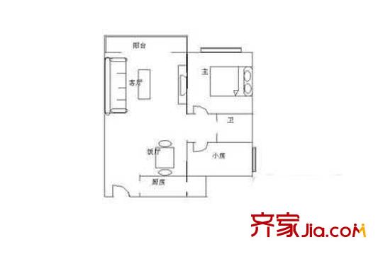 新洲苑 戶型圖1