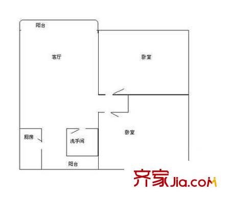 深圳 福濱新村 戶型圖5