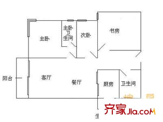 深圳 紫荊苑 戶型圖6