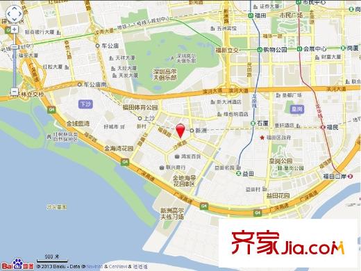綠景花園交通圖