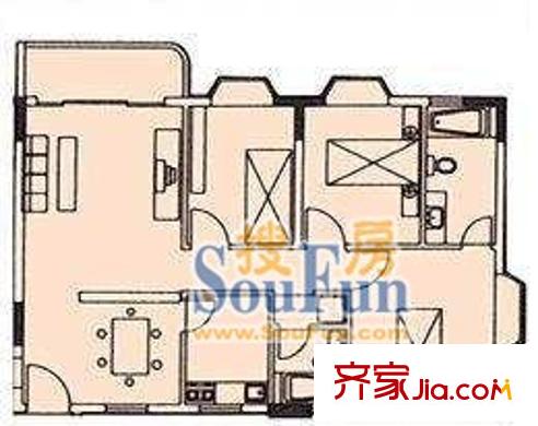 綠景花園 戶型圖5