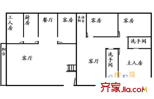 綠景花園 戶型圖2