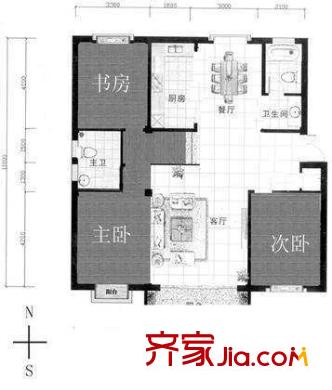 新洲苑 戶型圖2