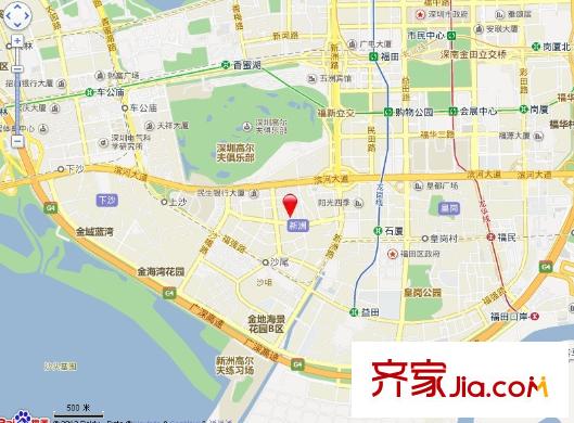 新洲苑交通圖