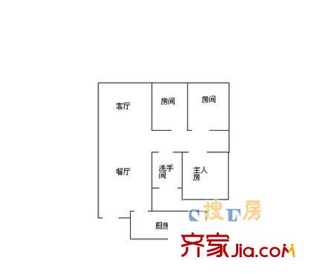 深圳 新洲苑 戶型圖1