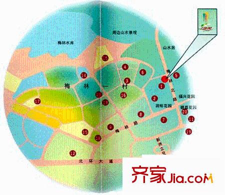文偉閣交通圖