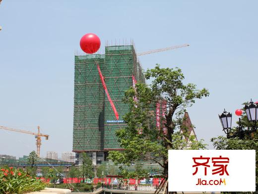 三正瑞士半山外景圖一區(qū)3、4、5棟施工進(jìn)度圖（2014-6-14）