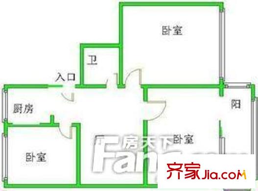 中電小區(qū)3房