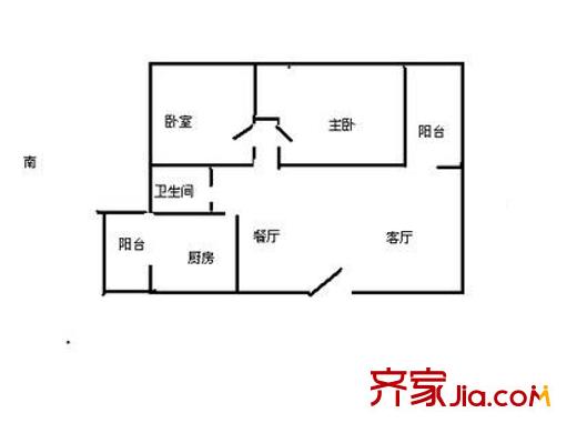 深圳 玉華花園 戶型圖1