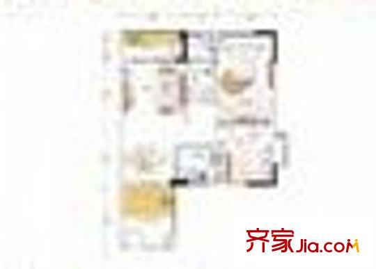 錦龍又一城戶型圖戶型 2室2廳2衛(wèi)1廚