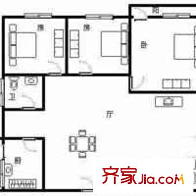 深圳龙佳园户型图4