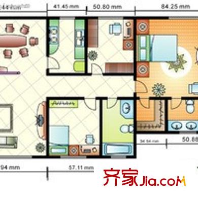 深圳龙佳园户型图5