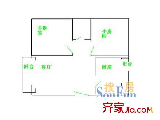 深圳 金庸閣 二房一廳一衛(wèi)