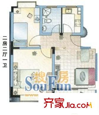 深圳 金庸閣 二房二廳一衛(wèi)