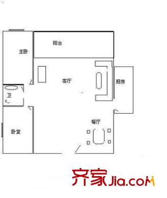 深圳 國(guó)皇大廈 戶(hù)型圖5