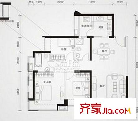 深圳 高發(fā)住宅樓 戶型圖