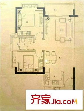 梅龍閣 0室 戶型圖