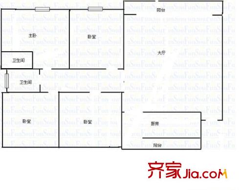 必好花園 4室 戶型圖