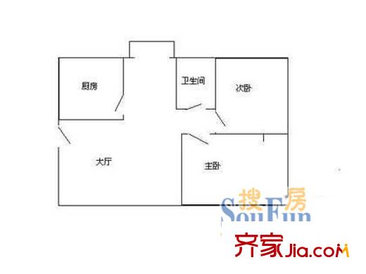 深圳 必好花園 戶(hù)型圖1