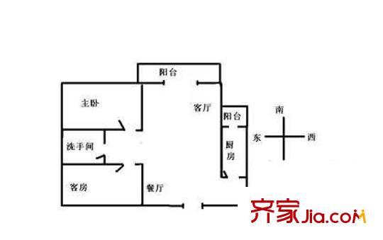 深圳 玉華花園 戶型圖7