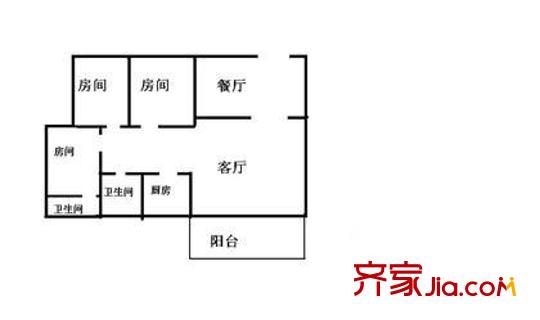 深圳 玉華花園 戶型圖4