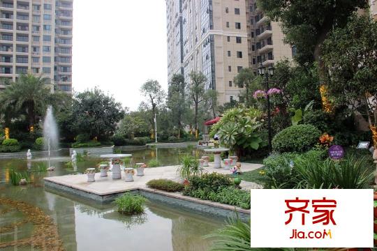 碧桂園天麓山實景圖一期社區(qū)園林（2014-11-14）