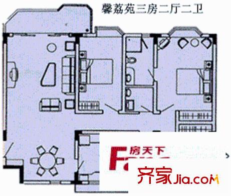 馨荔苑 户型图2