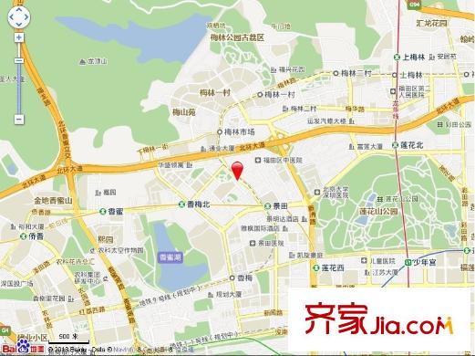 梅富村交通圖